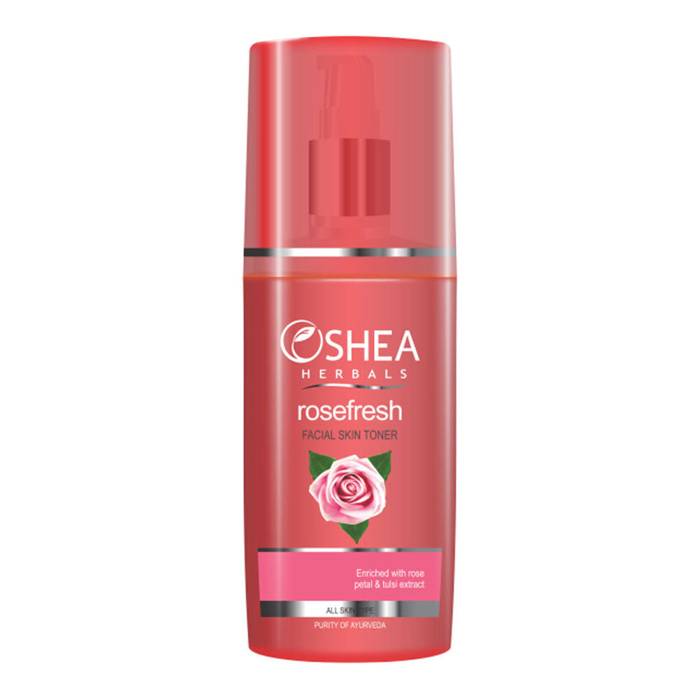Oshea Herbals - Rosefresh - Rose Petal And Tulsi Facial Skin Toner 120 Ml (all Skin Types) - RNCK Multi Projects Ltd.
