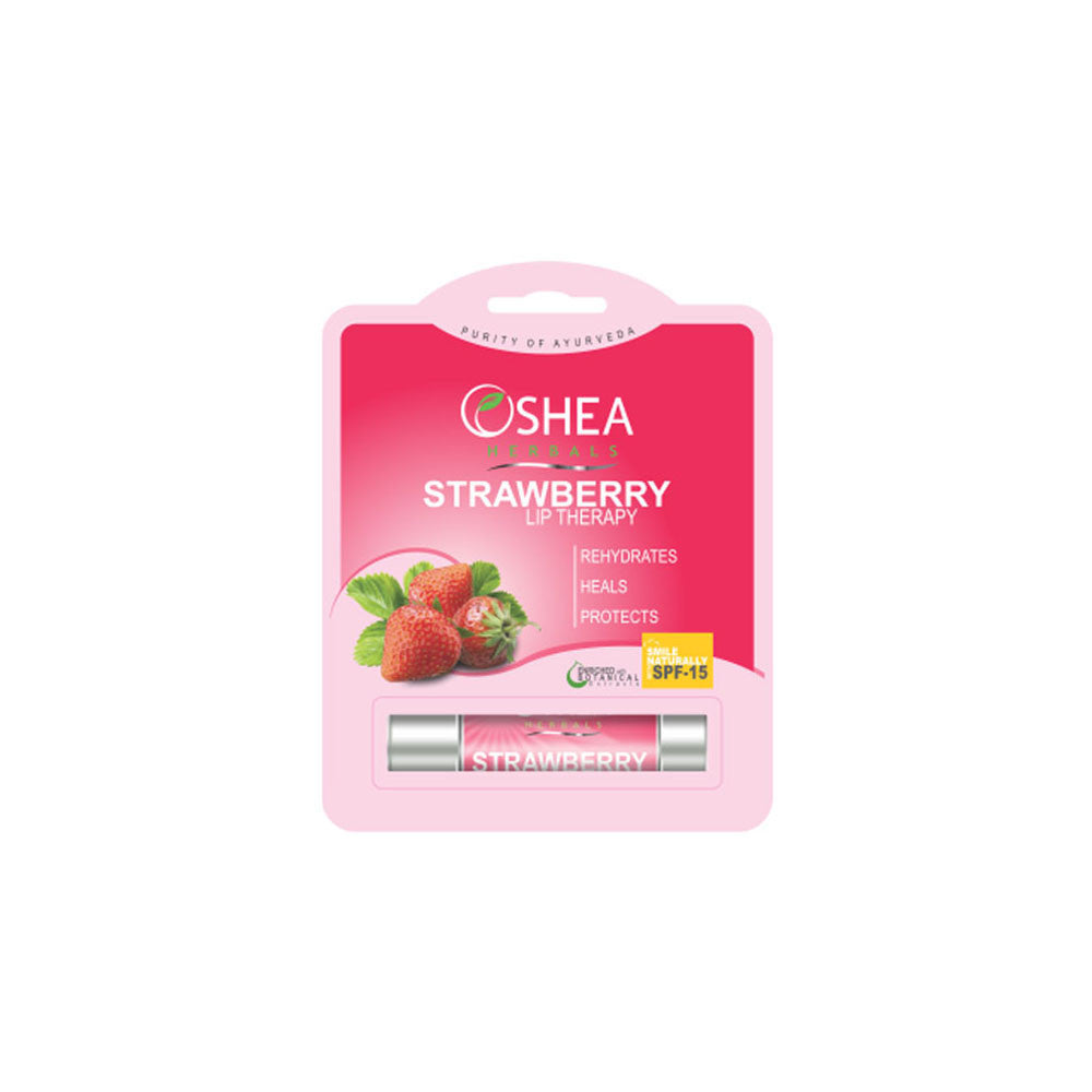 Oshea Herbals - Strawberry Lip Therapy 4gm - RNCK Multi Projects Ltd.