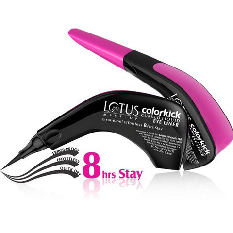 Lotus Herbals Colorkick Curved Liner Intense Black - RNCK Multi Projects Ltd.
 - 1