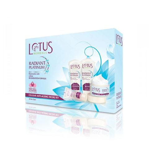 Lotus Herbals Radiant Platinum Cellular Anti-Ageing Facial Kit - RNCK Multi Projects Ltd.
 - 1