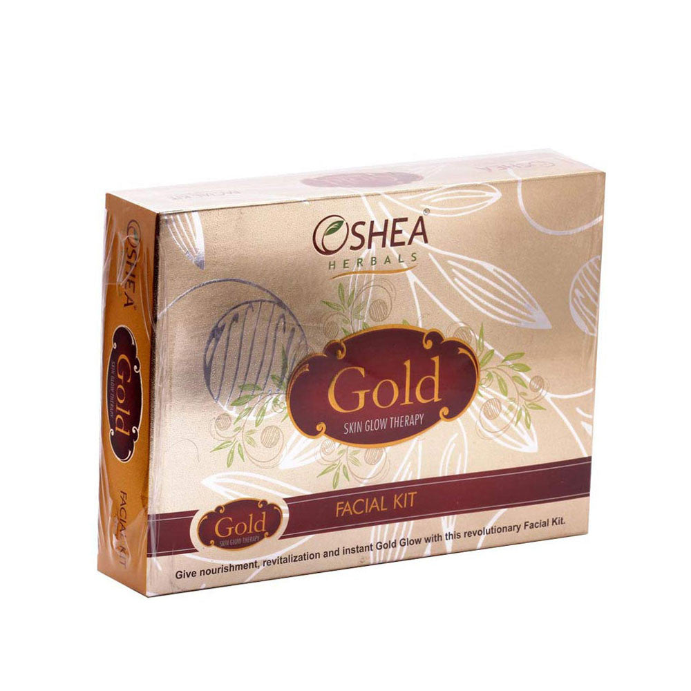 Oshea Herbals - Gold Facial Kit- Skin Glow Therapy 42gm (all Skin Types) - RNCK Multi Projects Ltd.
