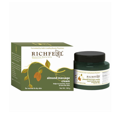 Richfeel Almond Massage Cream 100gm - RNCK Multi Projects Ltd.
