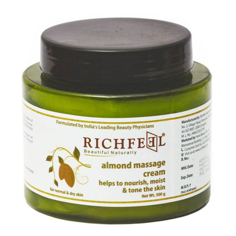 Richfeel Almond Massage Cream 500gm - RNCK Multi Projects Ltd.
