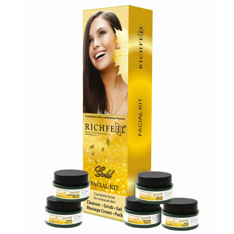 Richfeel Gold Facial Kit 250 gm - RNCK Multi Projects Ltd.
