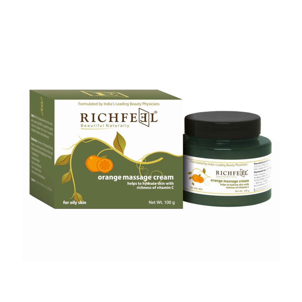 Richfeel Orange Massage Cream 100gm - RNCK Multi Projects Ltd.
