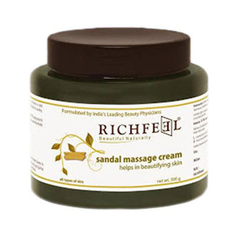 Richfeel Sandal Massage Cream - 500 Gm - RNCK Multi Projects Ltd.
